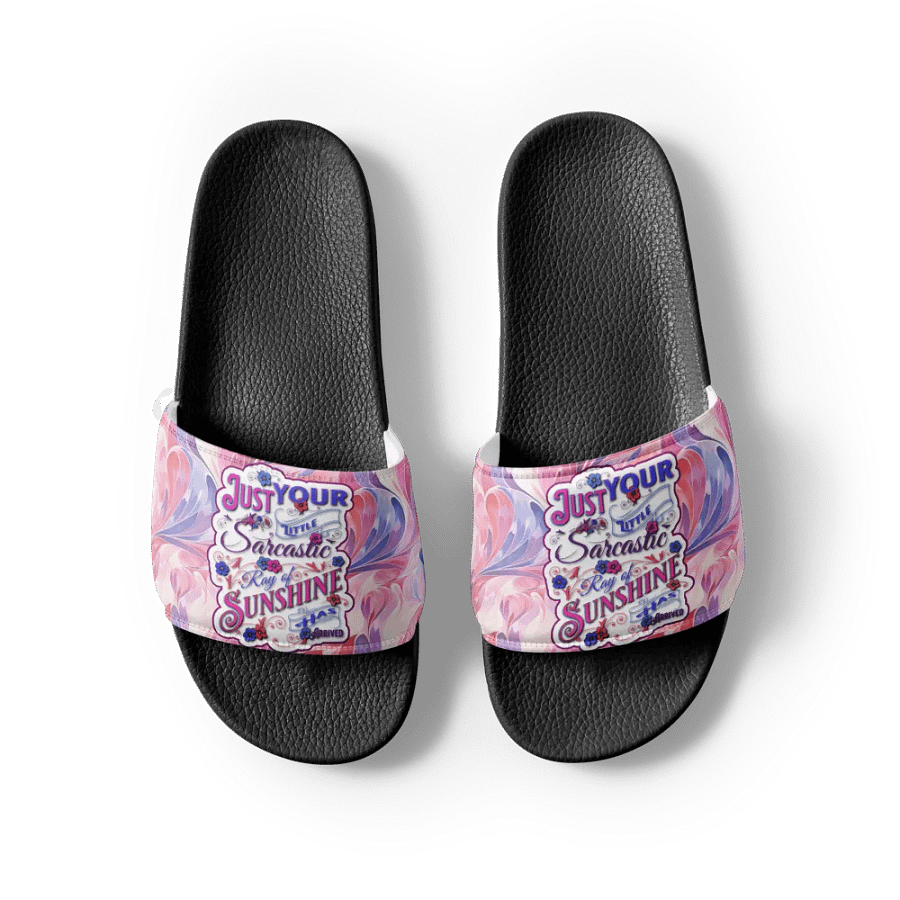 Funny Sarcastic Sunshine All Over Print Slides product image (7)
