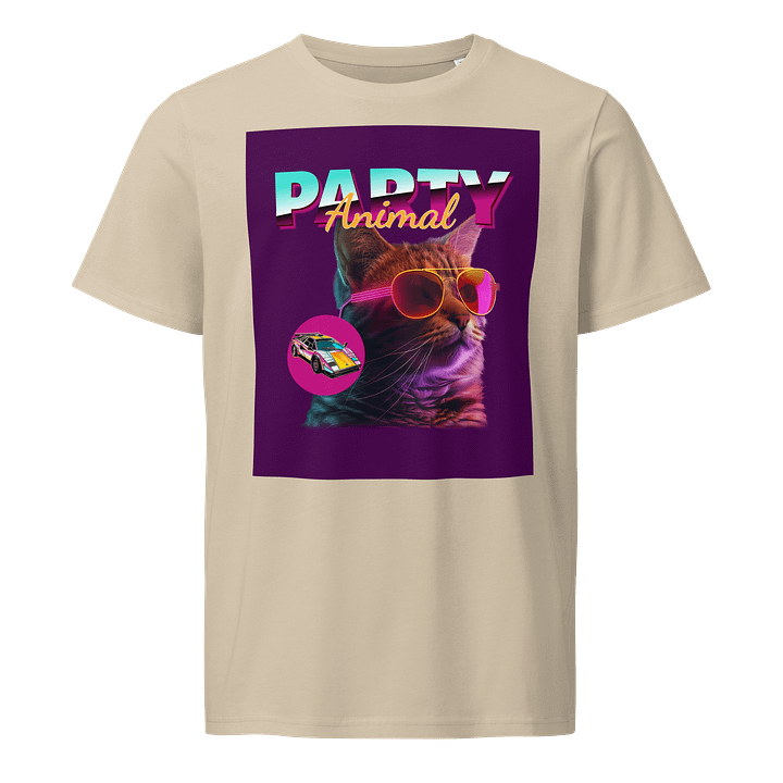 Cat Aesthetic Synthwave Aesthetic Vaporwave Art Neon Aesthetic Chill Cat T-Shirt product image (9)