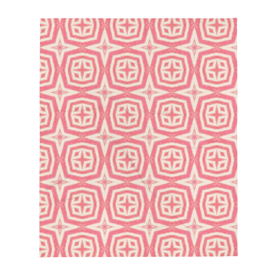 Vibrant Pink Blend-Throw Blanket product image (1)
