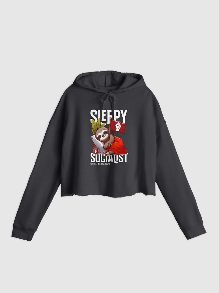 Pris- Sleepy Socialist Independent Trading Co. Women’s Lightweight Cropped Hoodie product image (3)