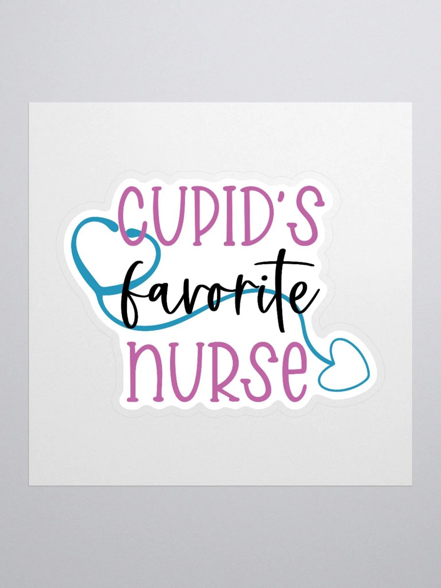 Cupid’s Favorite Nurse Sticker product image (2)