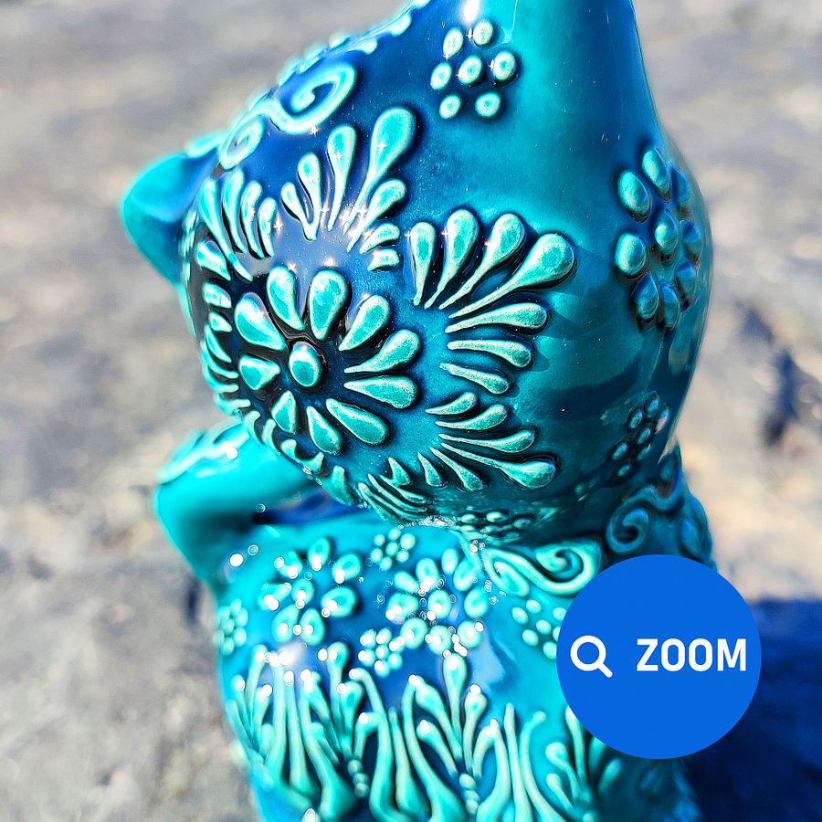 Handmade Ceramic Cat – Unique Turkish Decor for Home and Gifts — handmade pottery, handmade ceramic, handmade gift, Turkish ceramic product image (7)