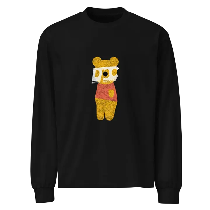 Black DPC Bear Unisex Long Sleeve Shirt product image (1)