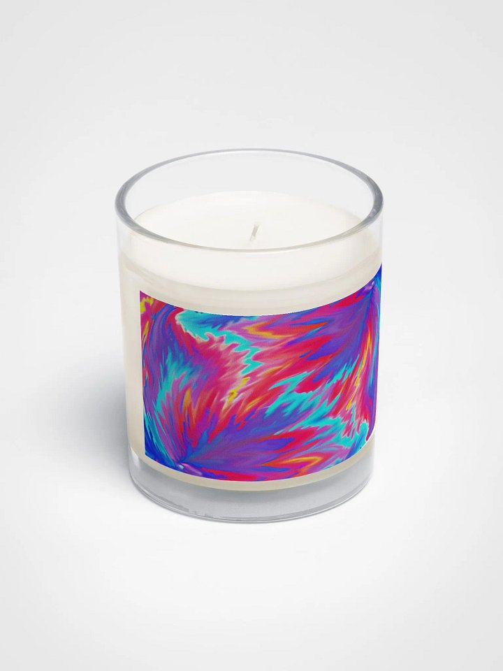 Marbled Rainbow Swirl II Soy Wax Candle product image (2)