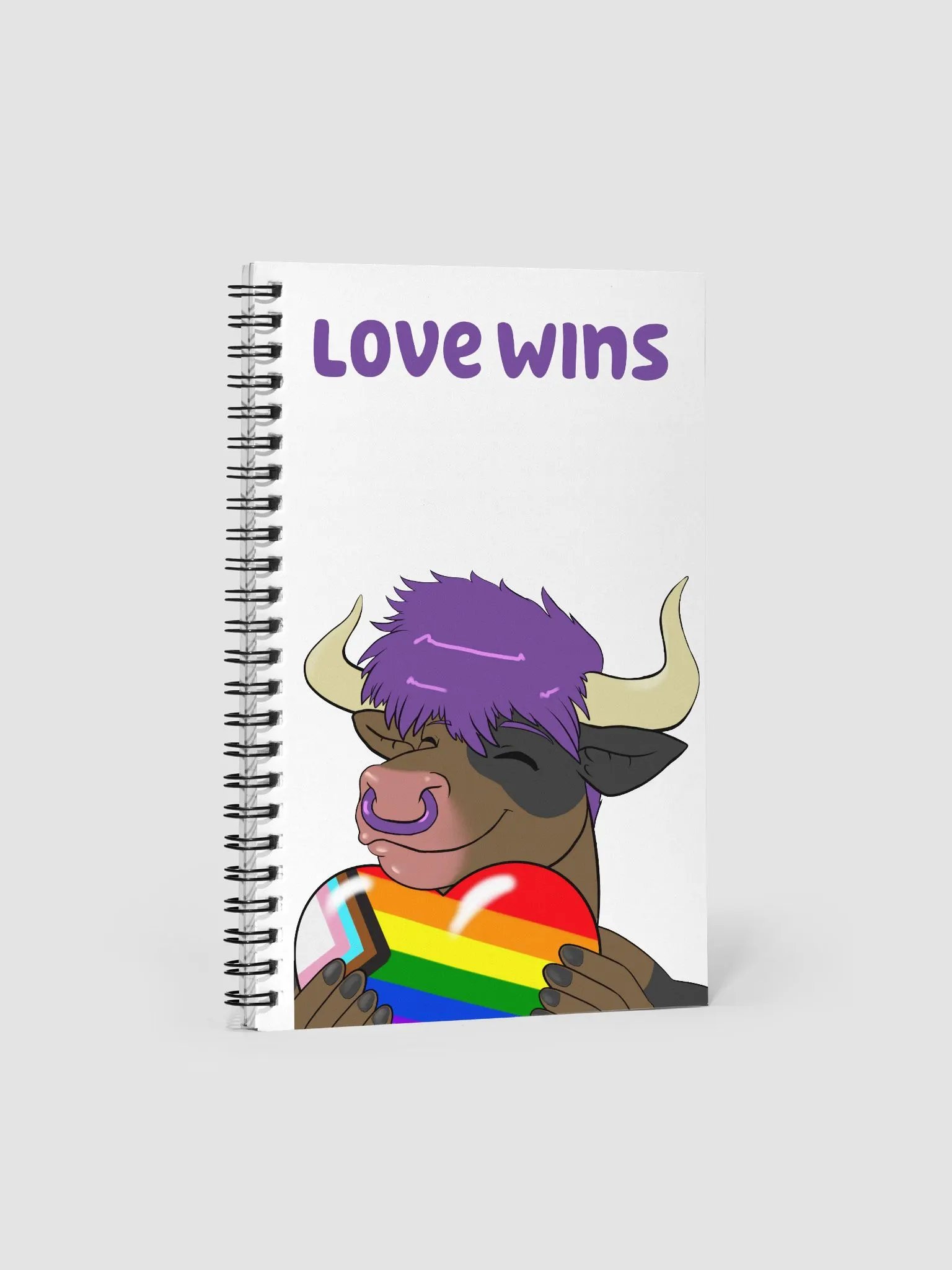 "Love Wins" Spiral Notebook product image (1)
