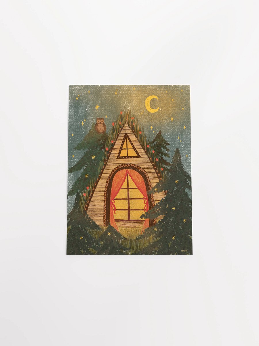 moonlight cabin in the woods product image (4)