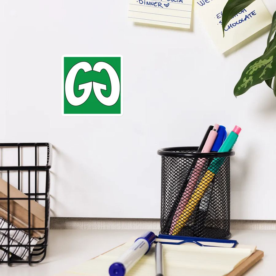 Green Magnet with White GG product image (10)