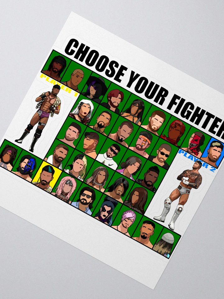 PEPW Choose Your Fighter Curk x Flynn Sticker product image (2)
