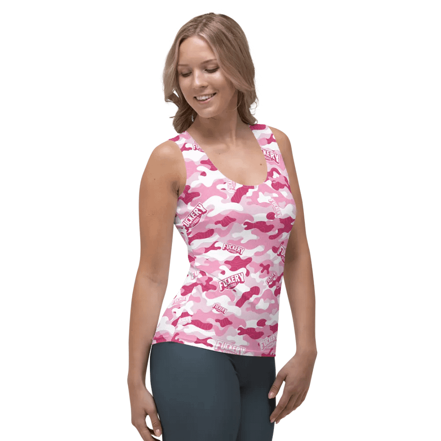 Ladies Fuckey Offroad Tank Top - Pink product image (8)