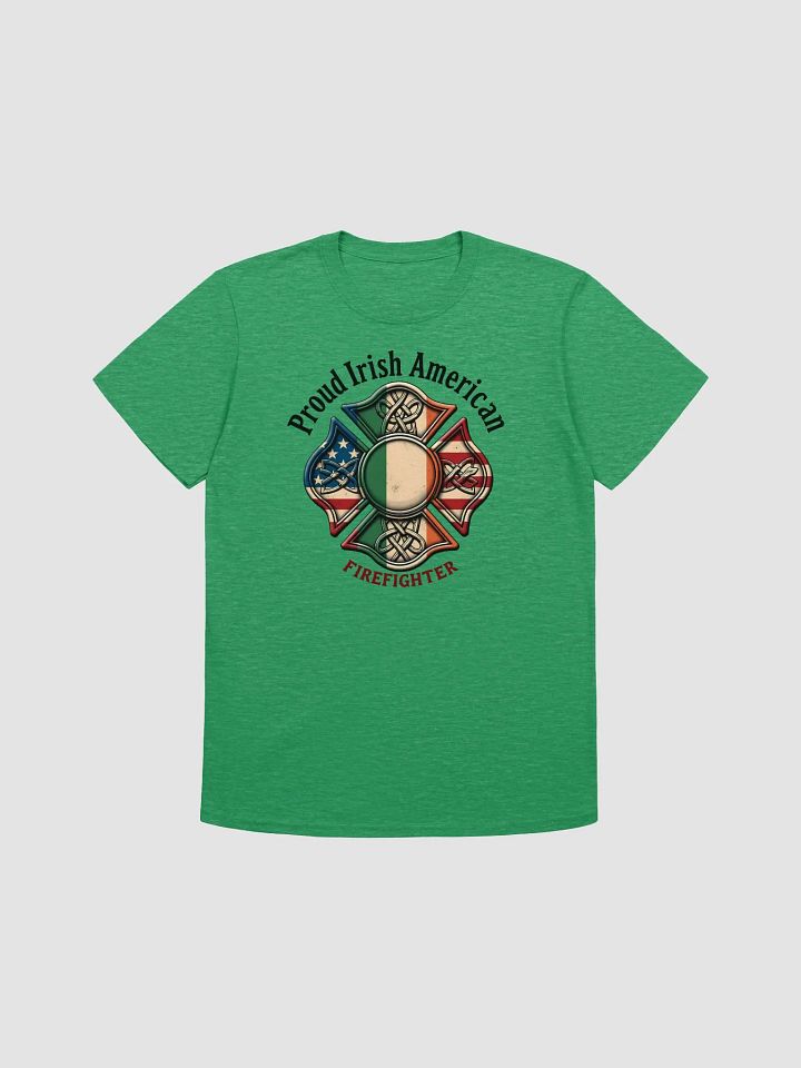 Proud Irish American Firefighter T-Shirt product image (2)