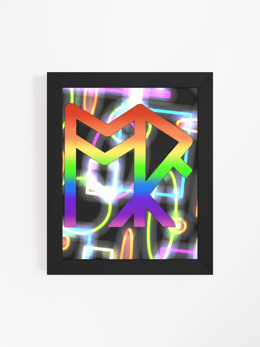 ToRk Rune Framed High-Quality Matte Poster (LGBT Tones) product image (40)