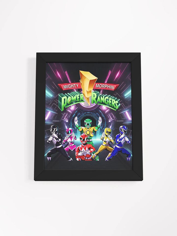 Dynamic Power Rangers Framed Poster product image (6)