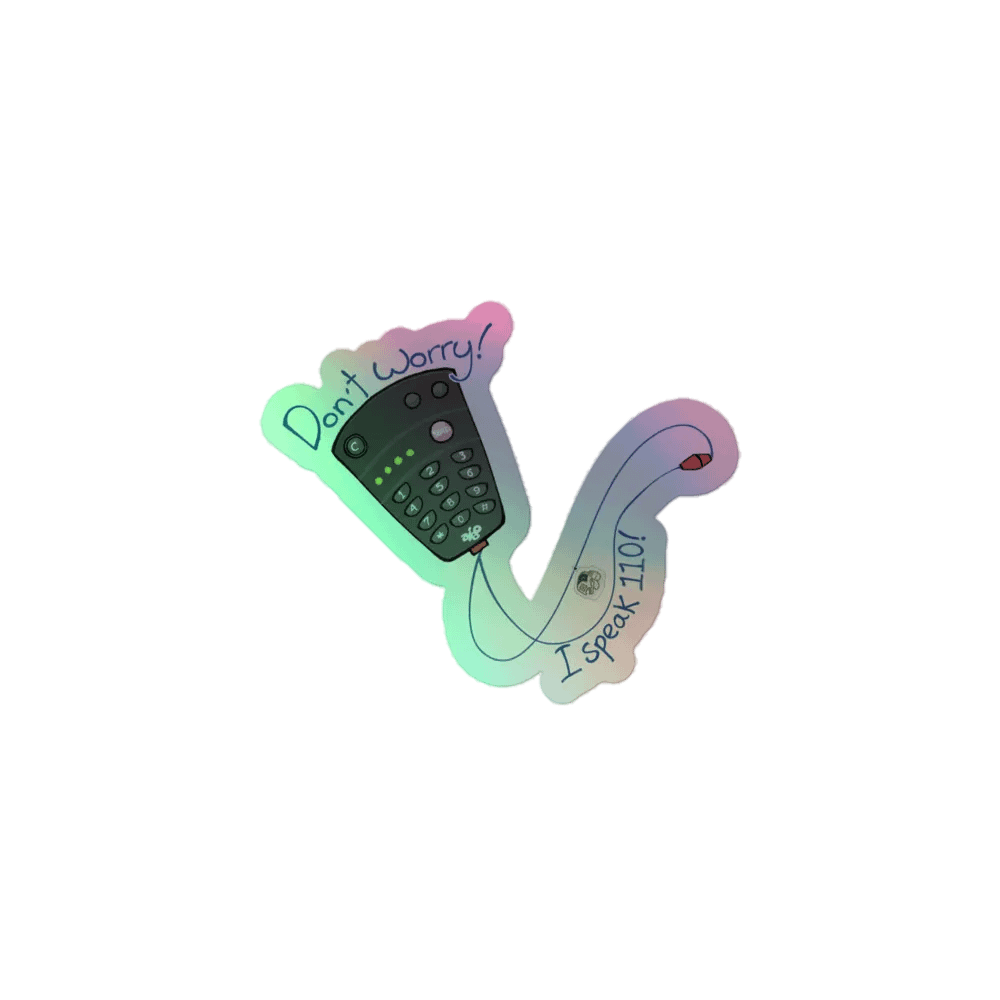 Don't Worry! I Speak 110! ERS-110 Sound Controller Sticker product image (1)