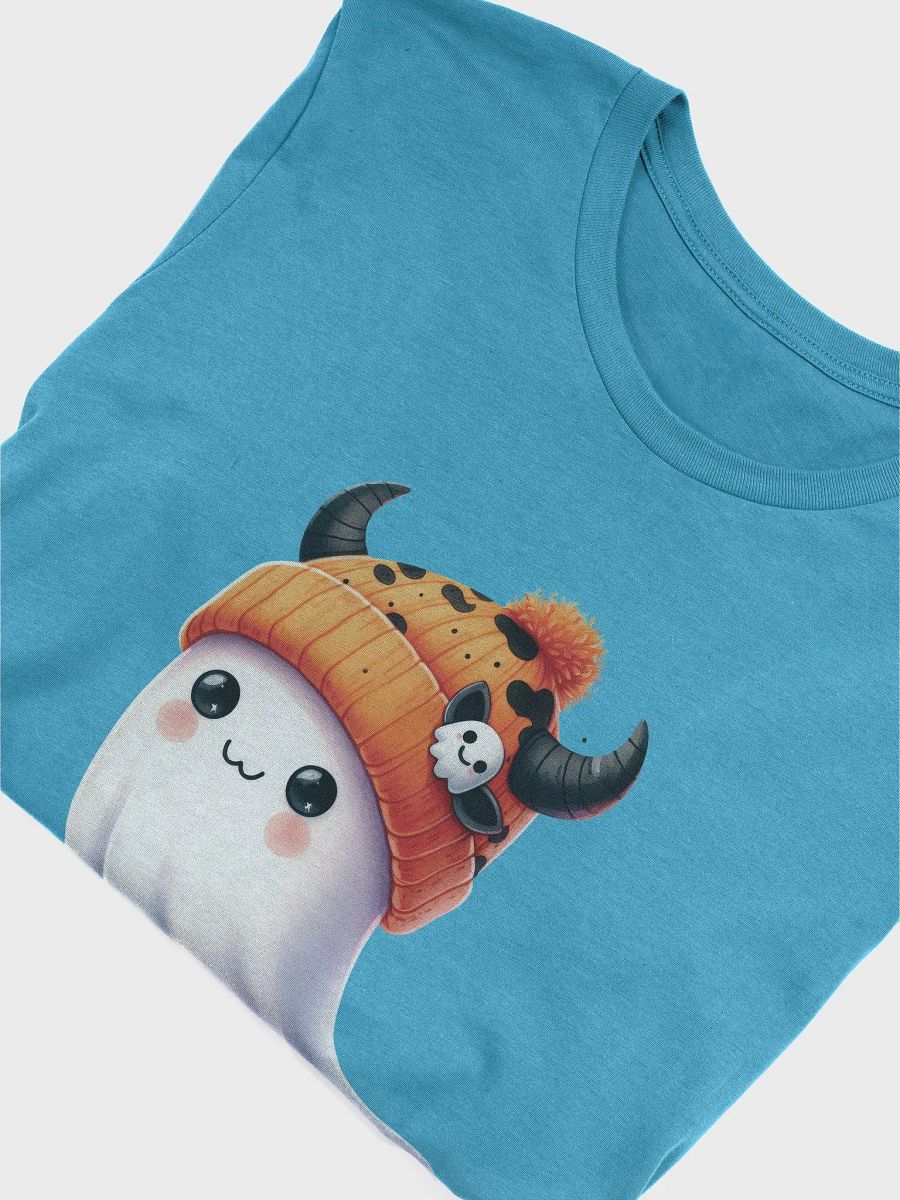 Spooky Ghost Beanie T-Shirt product image (55)