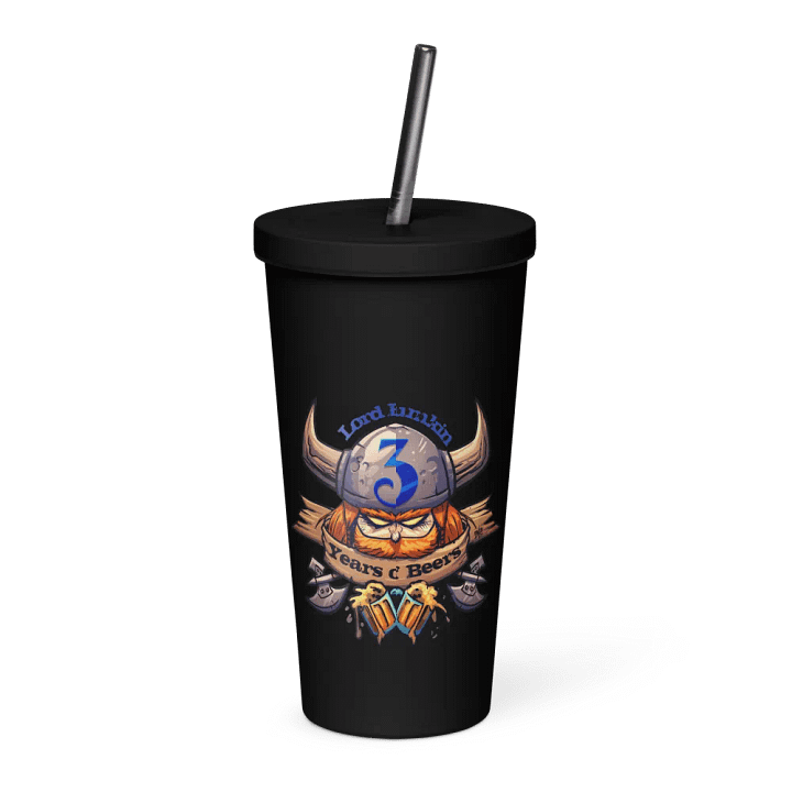3 years affiliation tumbler with straw product image (6)