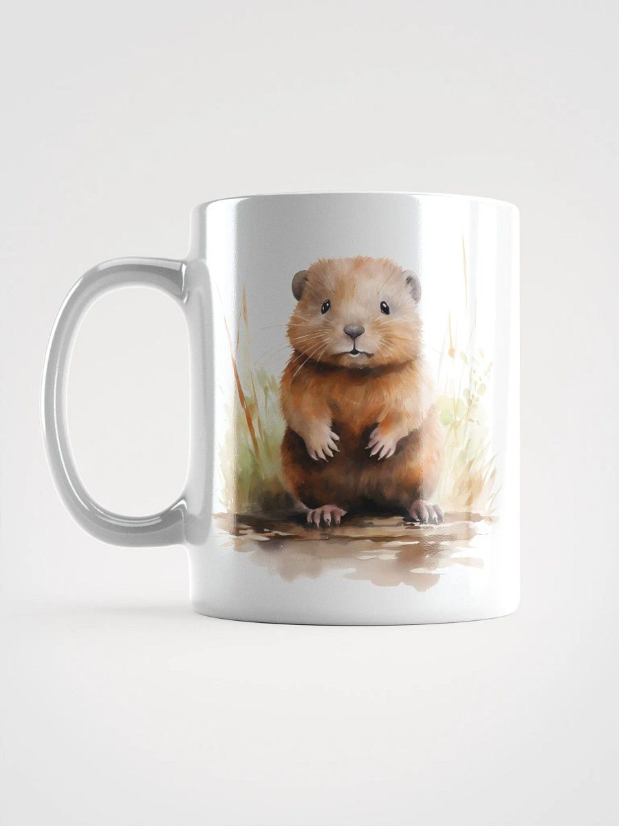 Beaver Baby White Glossy Mug product image (6)