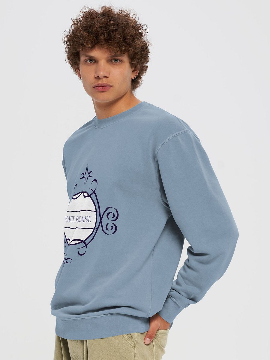 peace please, Pigment Dyed Crew Sweatshirt product image (5)