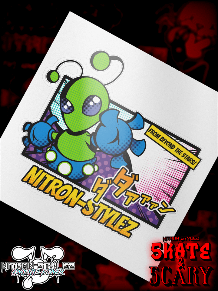 Wave 5 - Astro Comic Panel Kiss Cut Sticker product image (1)