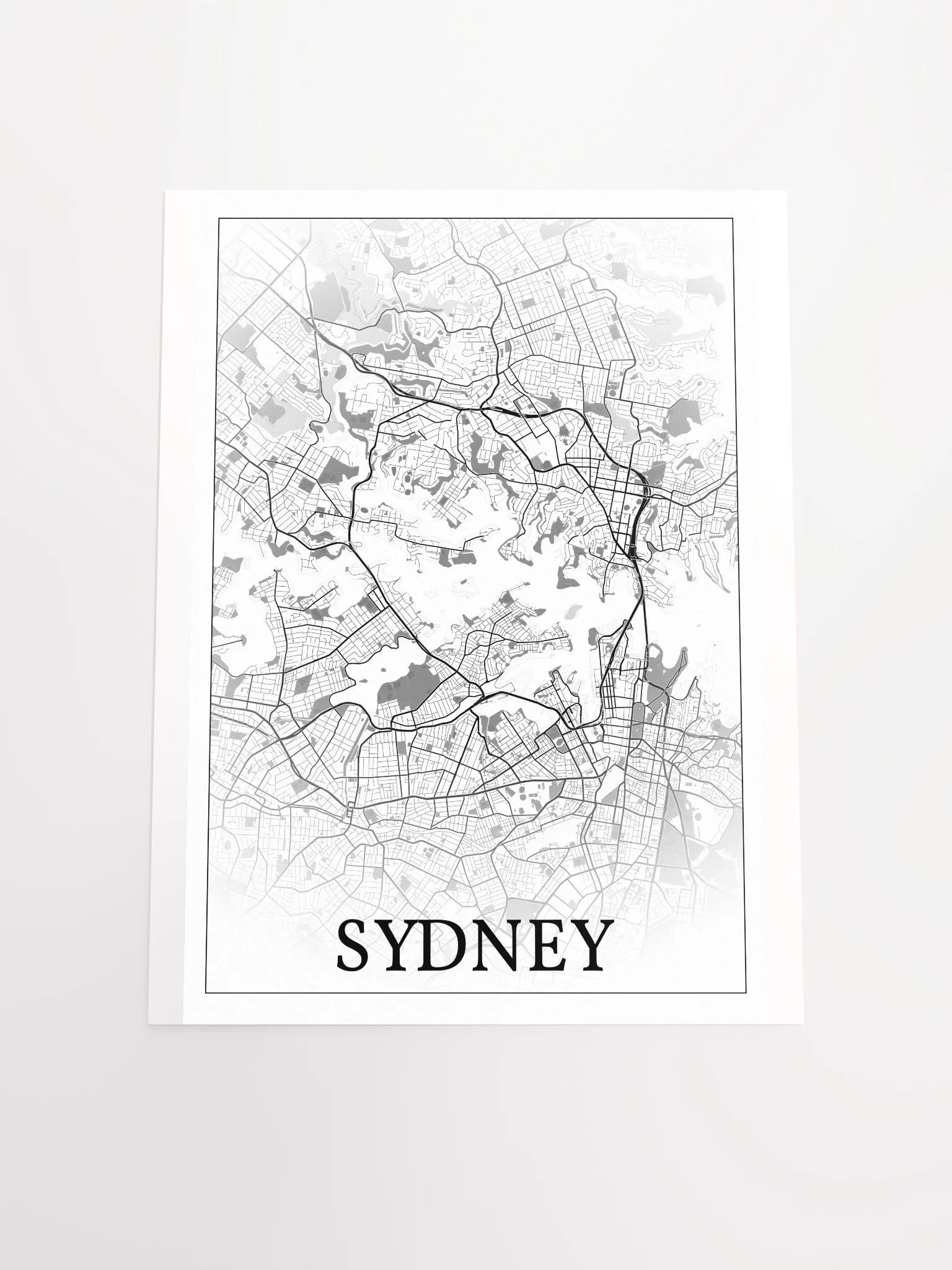 Sydney, Australia, city map print product image (17)