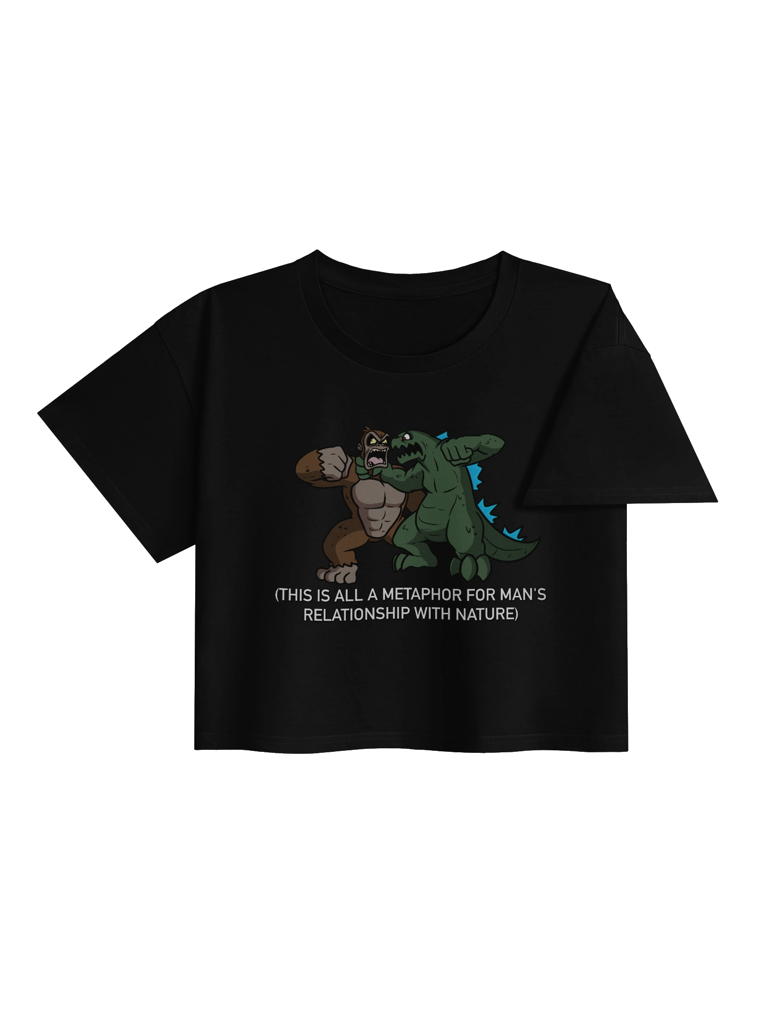 Metaphor for Man's Relationship with Nature Crop Top product image (8)