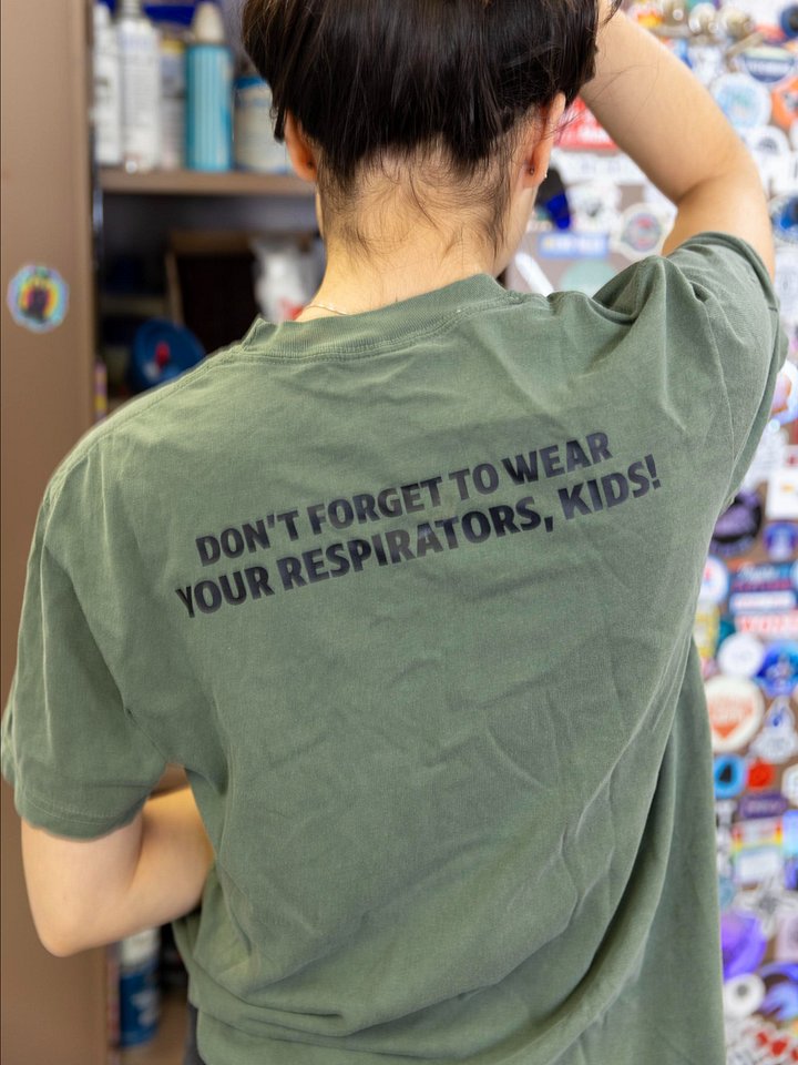 "Don't Forget to Wear Your Respirators, Kids!" Tee product image (12)