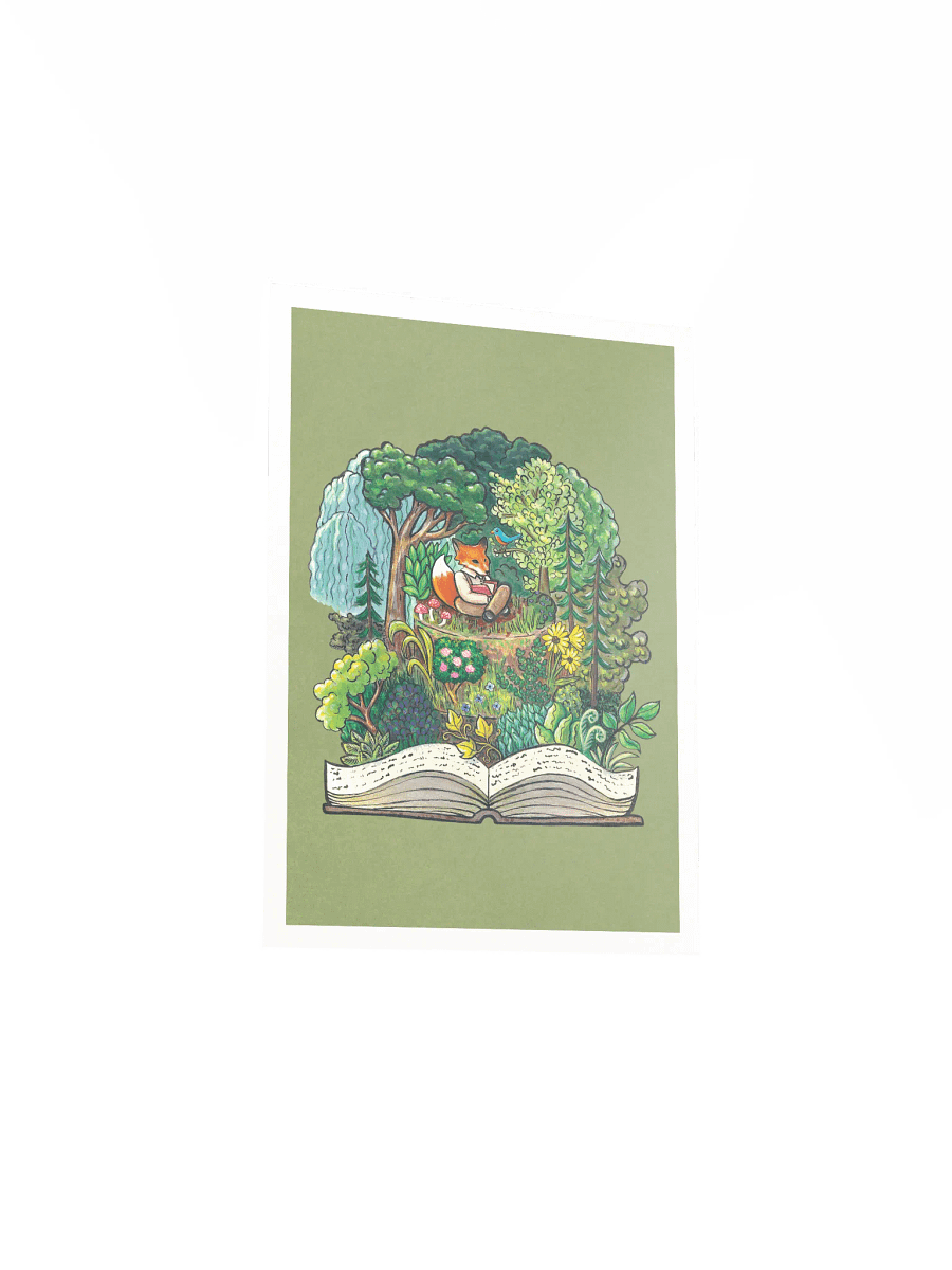 Fantasy Forest Fox Cake - Print product image (3)