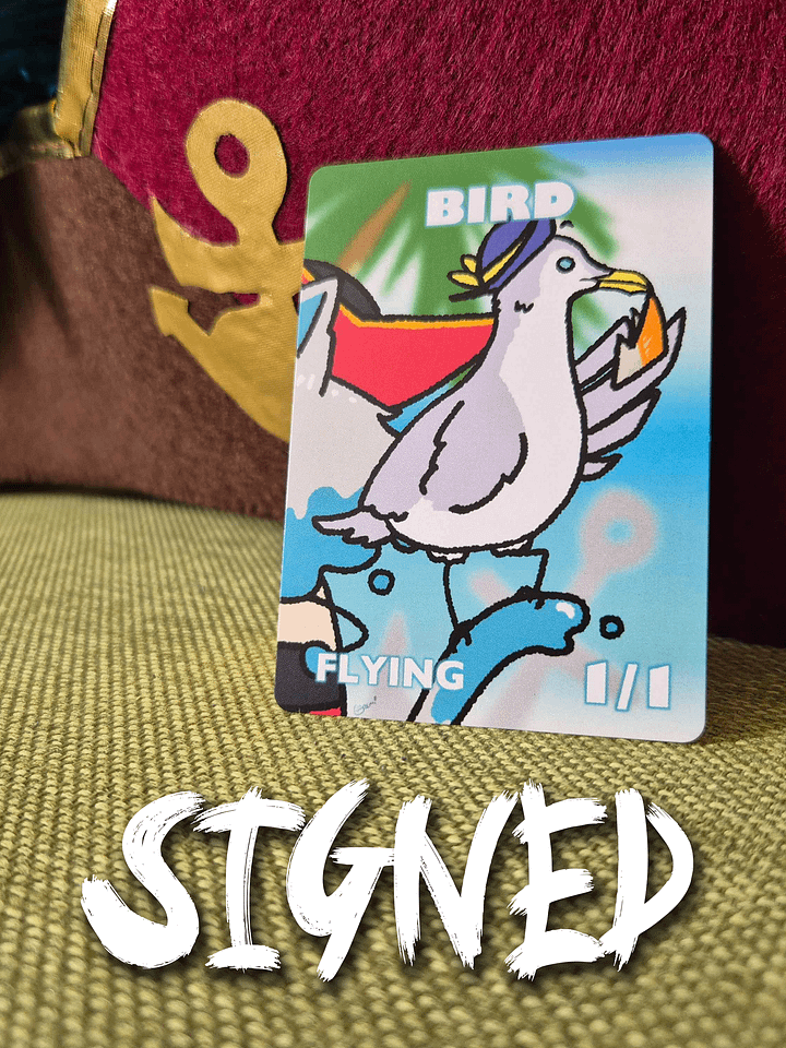 Signed Bird Token | Pirate Dandyfloss MTG Series product image (1)