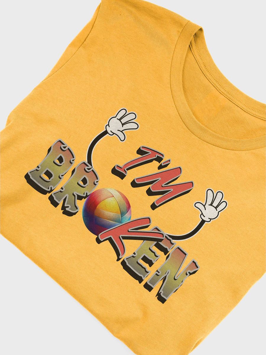 Im Ok Im Broken Volleyball Rainbow Brokenness T-Shirt product image (15)