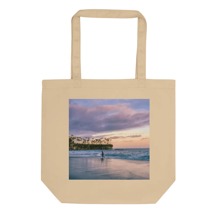 Surfing a California Sunset Tote Bag product image (1)