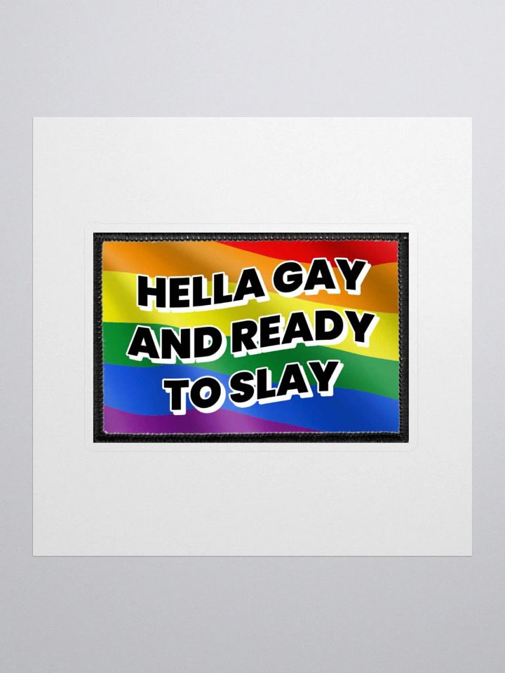 Hella Gay And Ready To Slay Stickers product image (4)