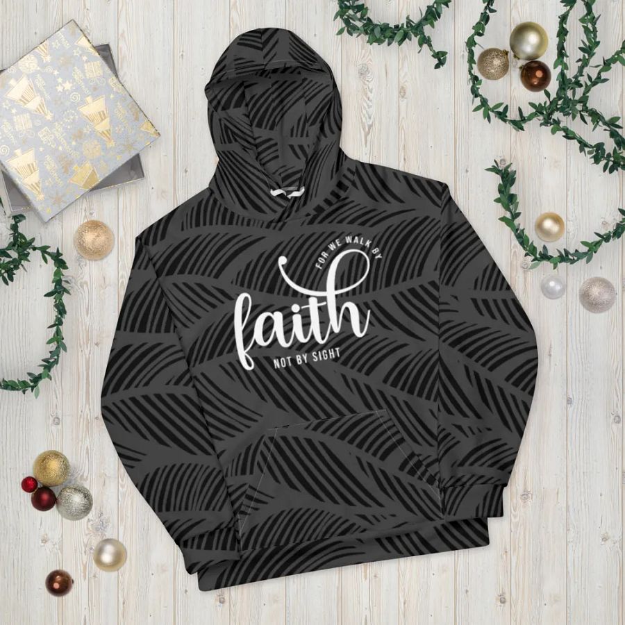 Faithful Vision All-Over Unisex Hoodie product image (3)