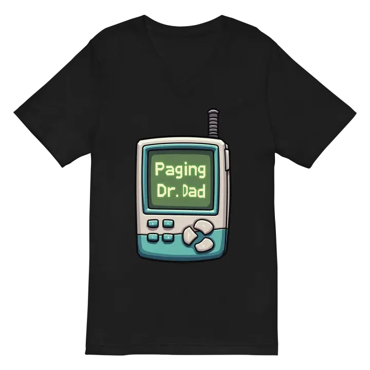 Dr. Dad Pager V-Neck Tee product image (3)