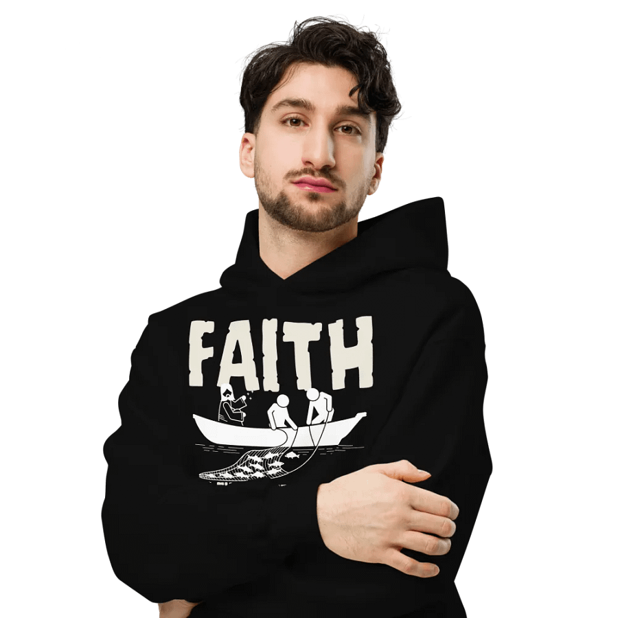 Faith in the Devine oversize Unisex Hoodie product image (8)