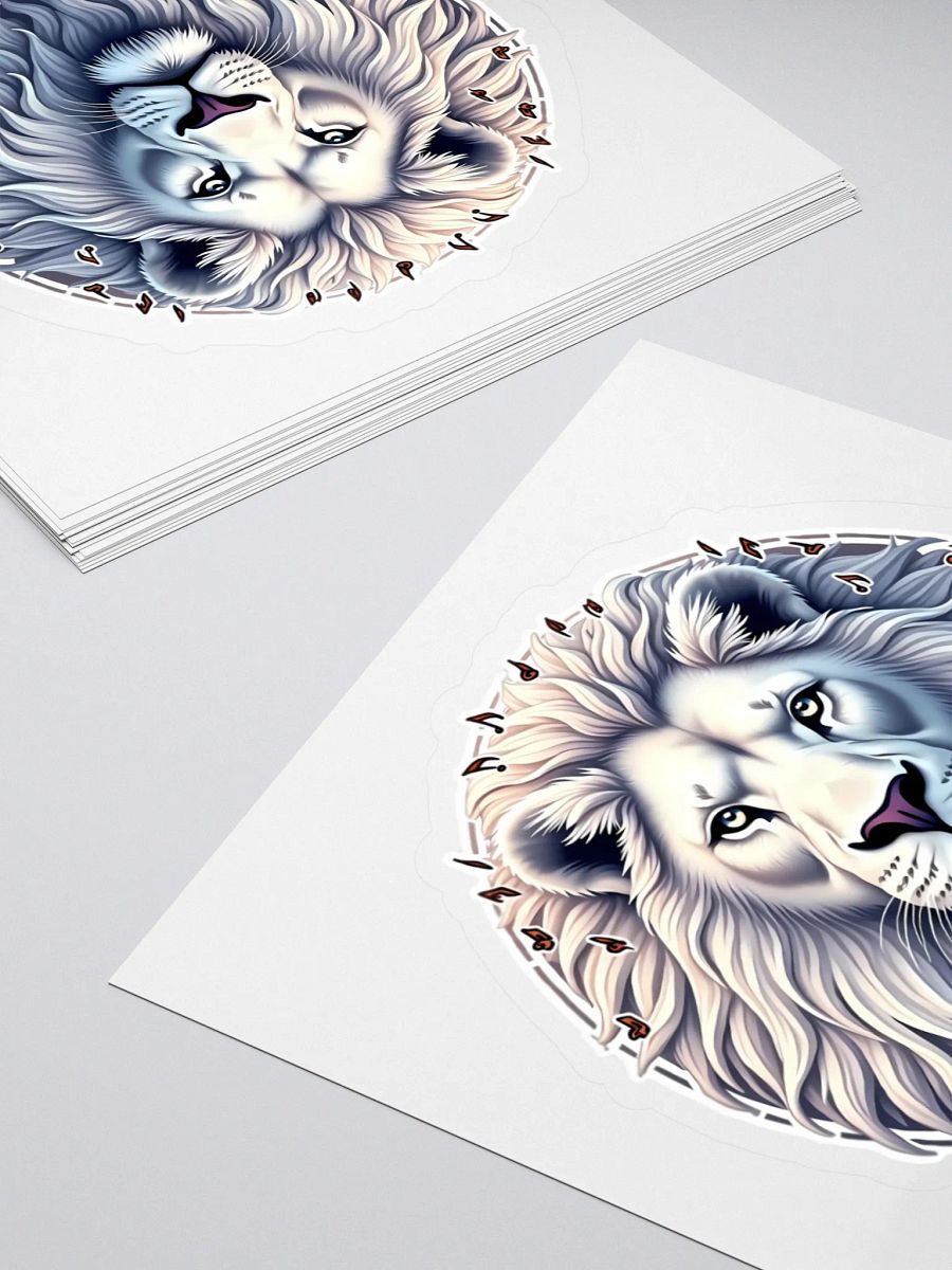 Majestic White Lion Portrait product image (4)