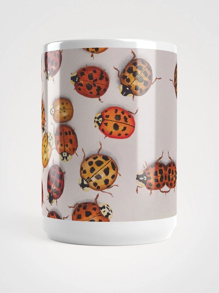 LUCKY NUMBER white glossy mug product image (2)