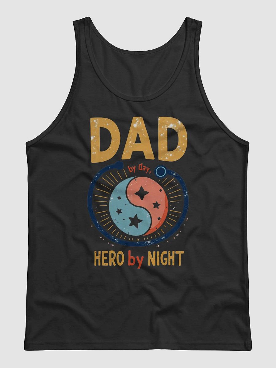 Dad by Day, Hero by Night Yin-Yang Tank product image (2)