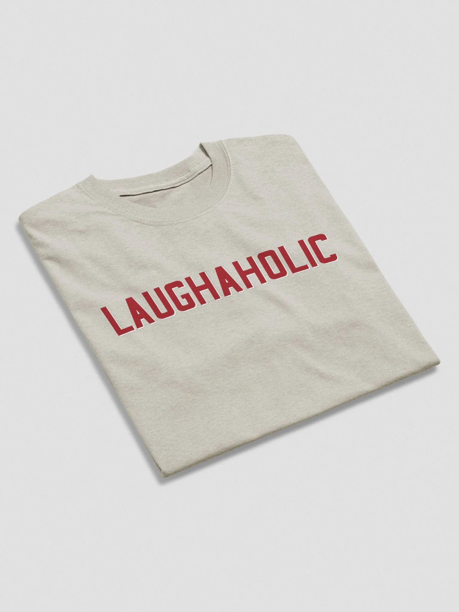 Laughaholic T-Shirt (Natural) product image (6)