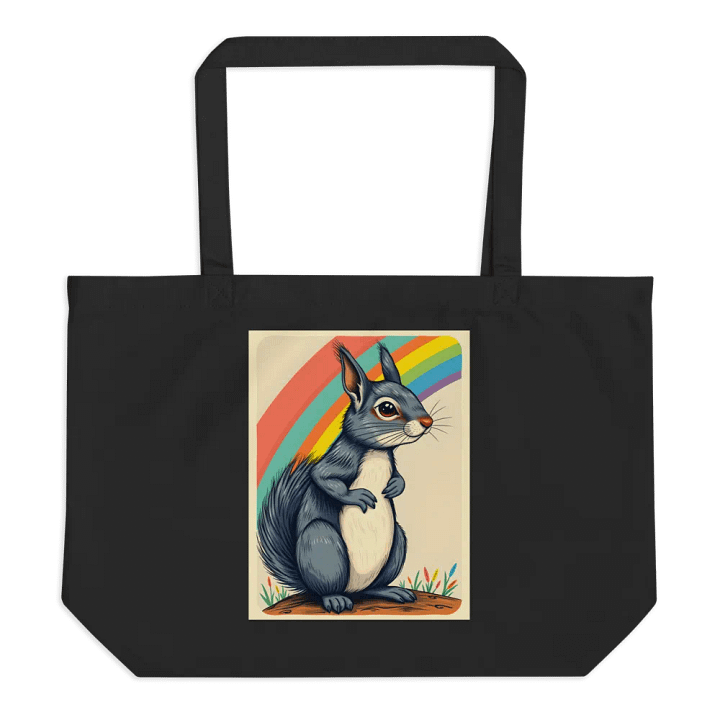 Rainbow Squirrel Eco Tote product image (1)