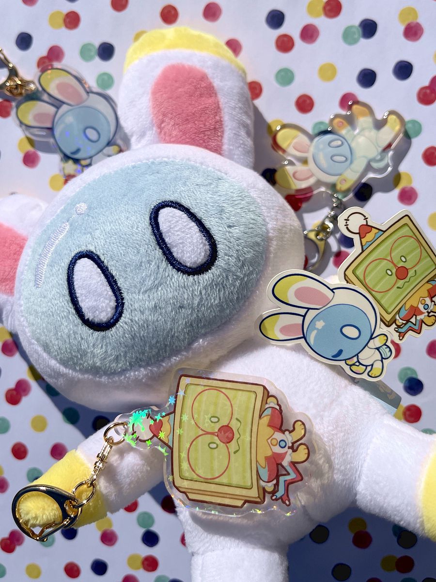Buttons Acrylic Keychain product image (5)