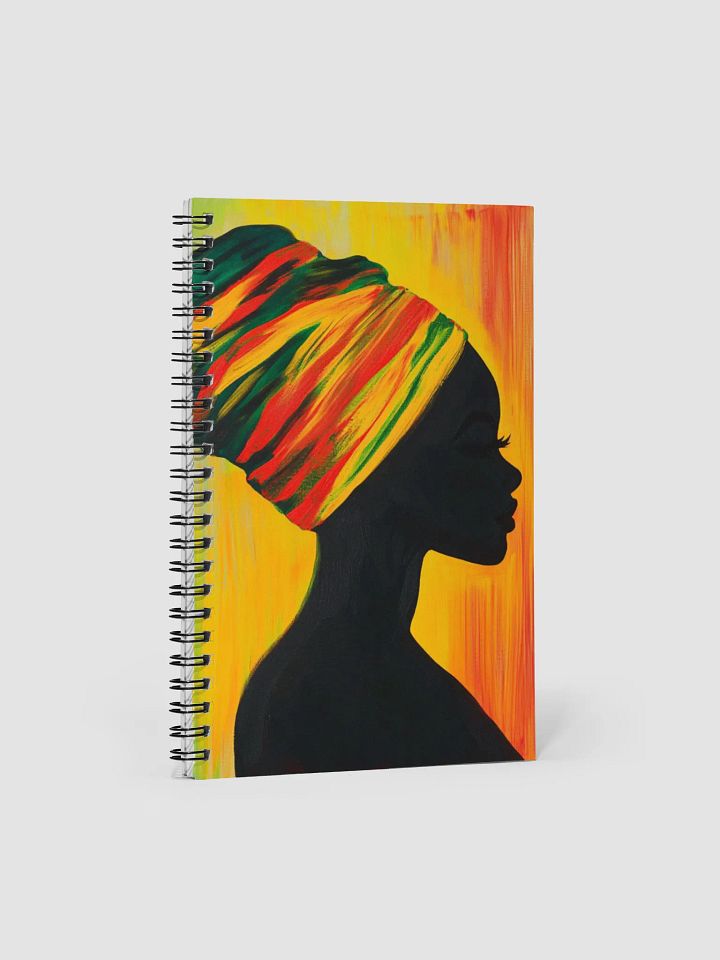 Vibrant Silhouette Spiral Notebook product image (1)