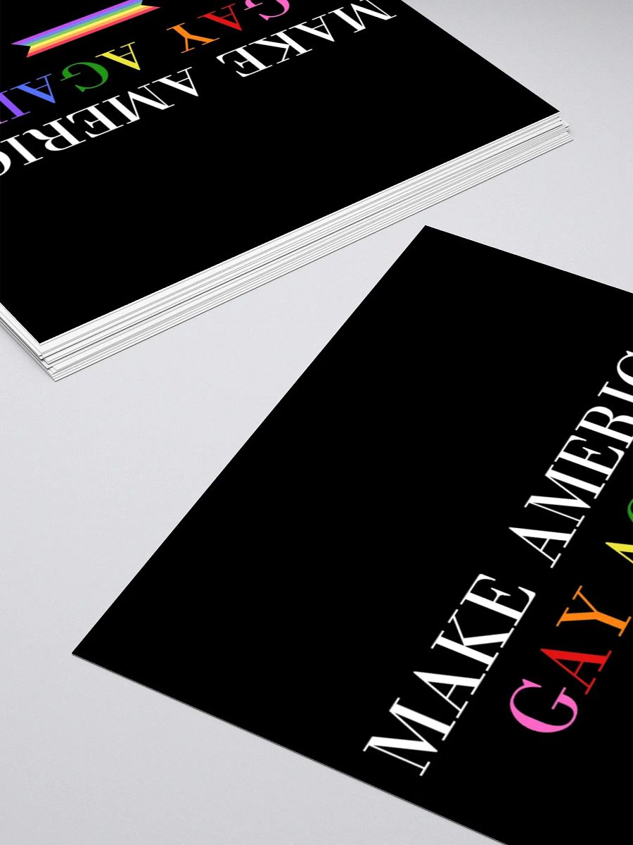 Make America Gay Again Sticker. product image (12)