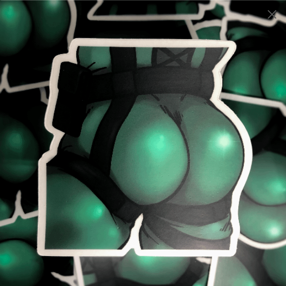 Dummy THICC - Clear Sticker product image (1)