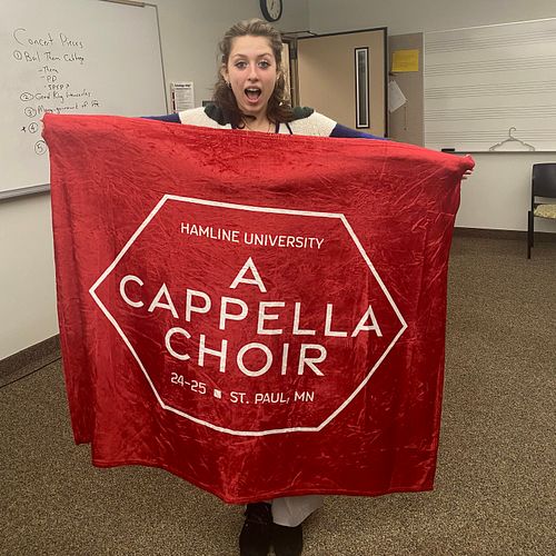 Take a look at our Hamline A Cappella Choir Merch designed by our very own Outreach Chair Liam Mallery! These are on sale at ...