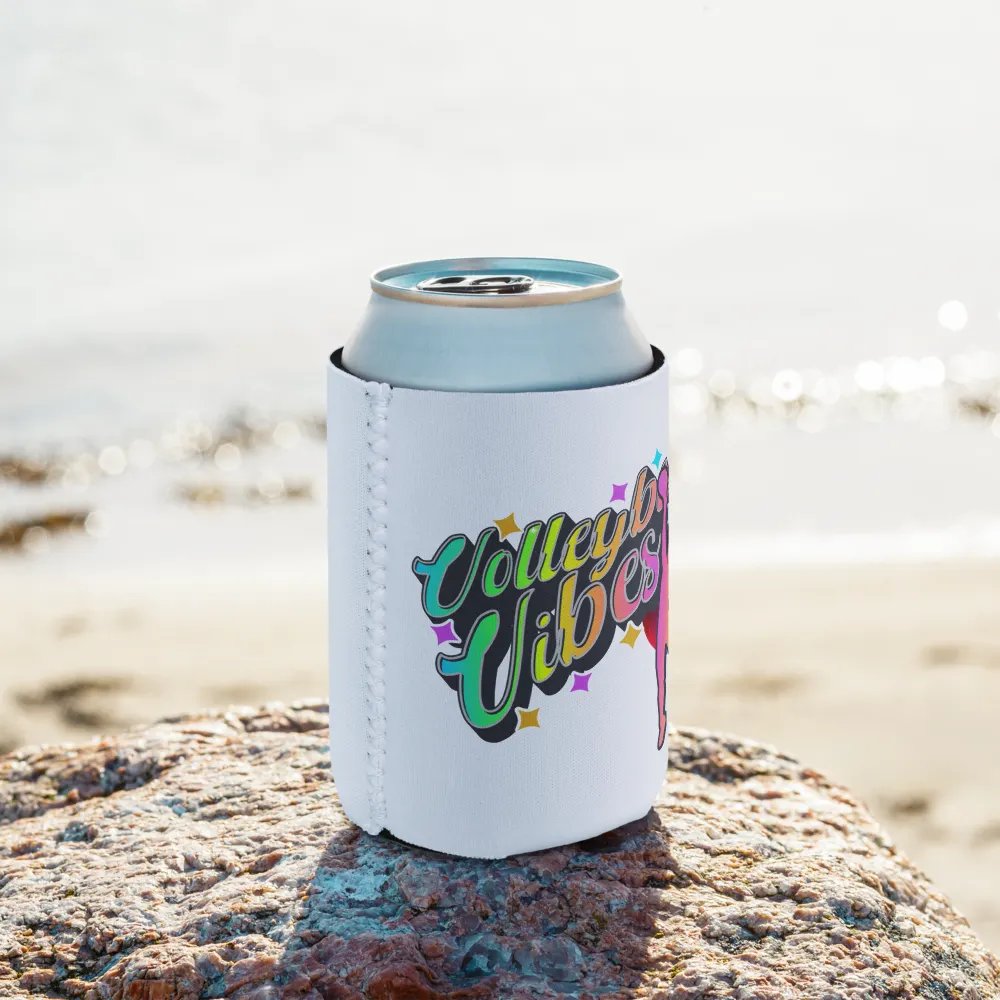 Volleyball Vibes Female Can Cooler product image (9)