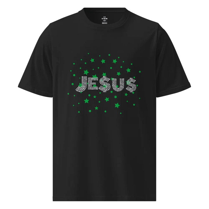 Divine Rhinestone Jesus T-Shirt product image (1)