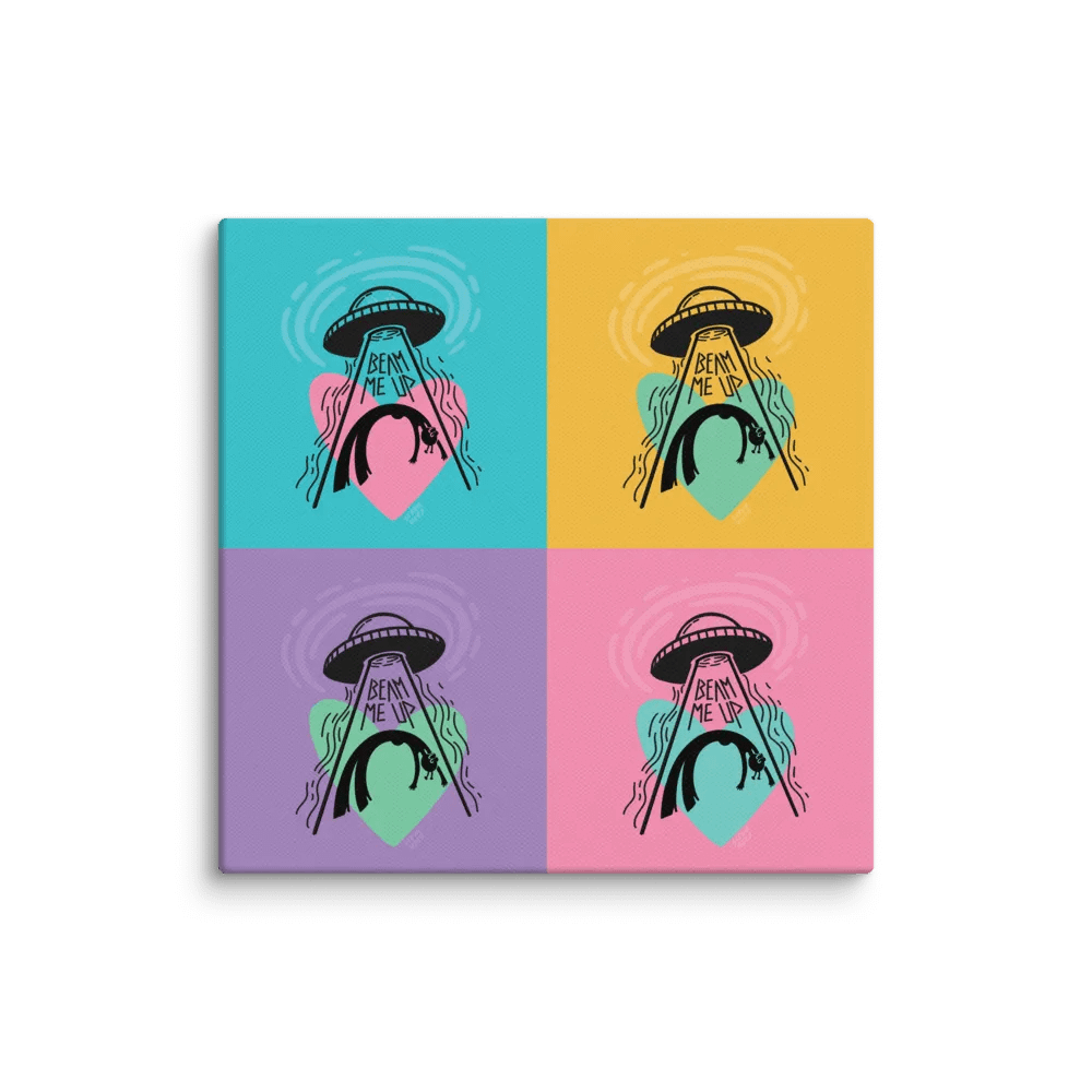 4-Panel Beam Me Up - Printed Canvas product image (1)