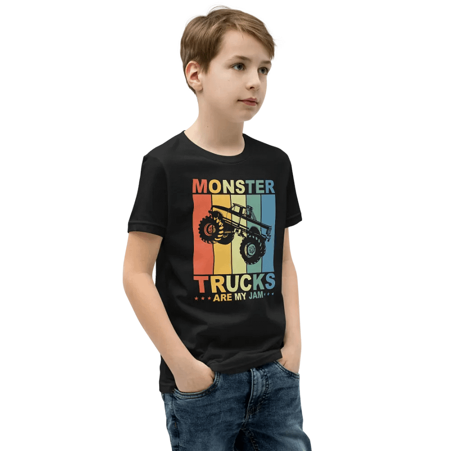 Jammin' Monster Trucks Youth T-Shirt product image (3)