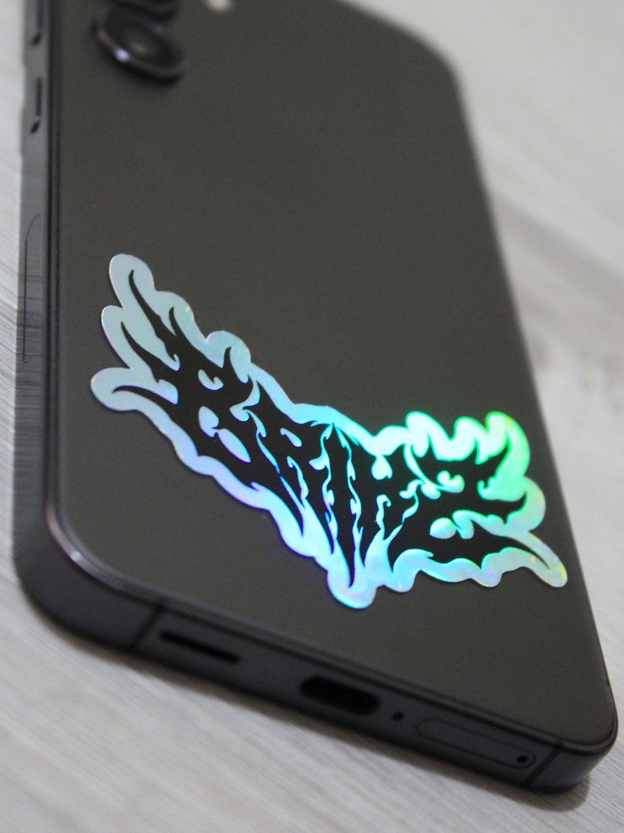 BRIKZ Holo Sticker Pack - Metal Logo (12ct) product image (3)