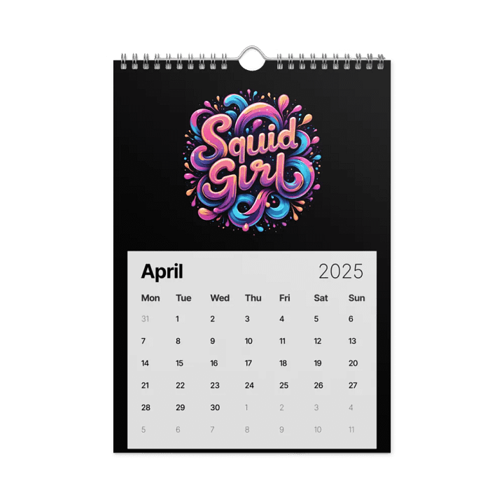 Squid Girl - Wall Calendar (2025) product image (1)