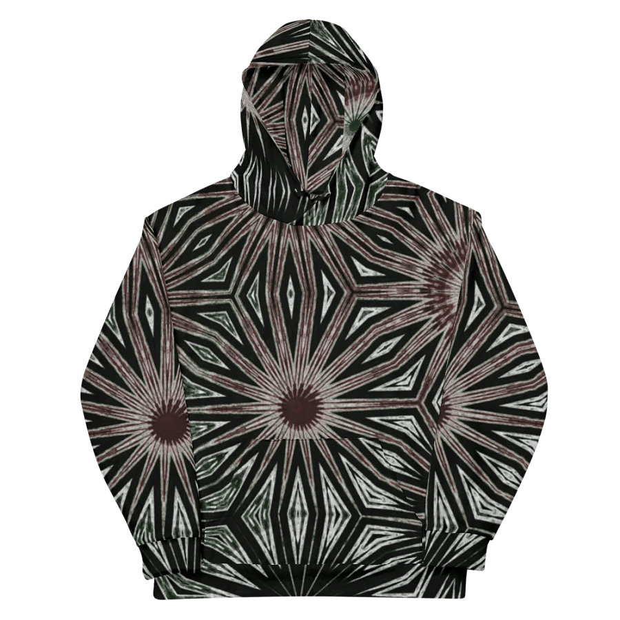 Abstract Dramatic Circles Unisex Pull Over Hoodie product image (12)